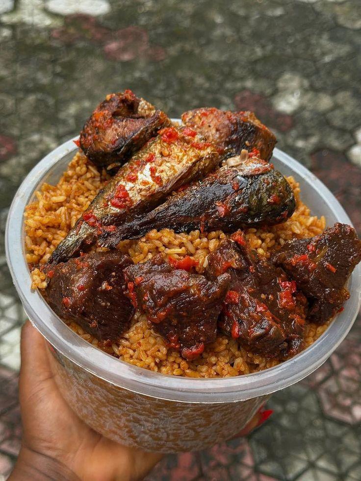 Jollof Mixed and Fish